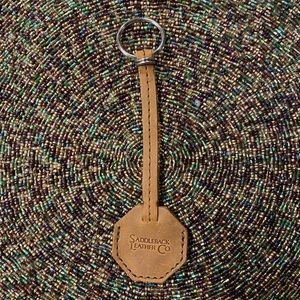 AirTag Keychain Case from Saddleback Leather—The Strap Style in Tobacco